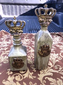 Handmade decorative bottles