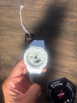 Casio G-Shock White Ana-Digi Watch