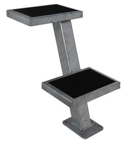 Extreme Max Galvanized Trailer Tongue Step - Double