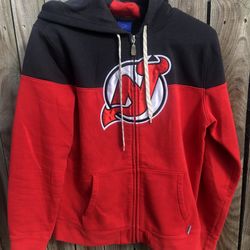 New Jersey Devils Zippered hoodie Size BOYS Medium 