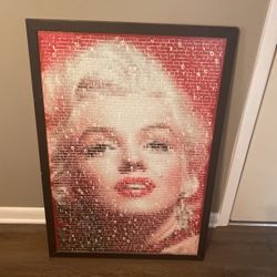 Marilyn Monroe Portrait Out Of Quotes 