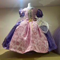 Rapunzel Costume Princess Dress