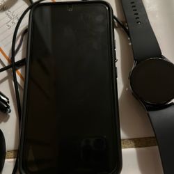 Galaxy 54A & Android Smart Watch For Sale W/Hard case & power cords