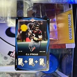 2024 NFL Uno Elite CJ Stroud - Blue RC 