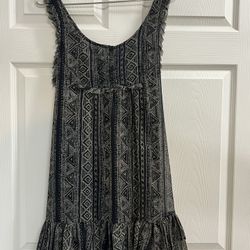 Billabong Black and Tan Sun Dress - Size Medium - EUC