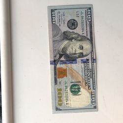 2009 One Hundred Dollars Error Top White Lines Small