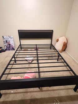 Black Bed Frame 50 OBO