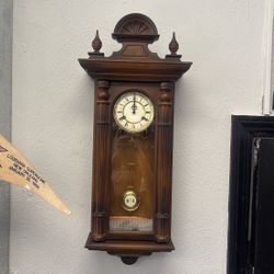 Extremely Rare Antique Victorian German Made Wall Clock