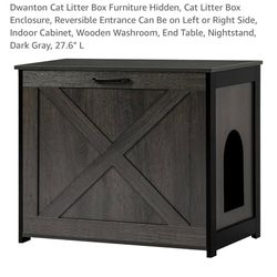 Cat litter enclosure 