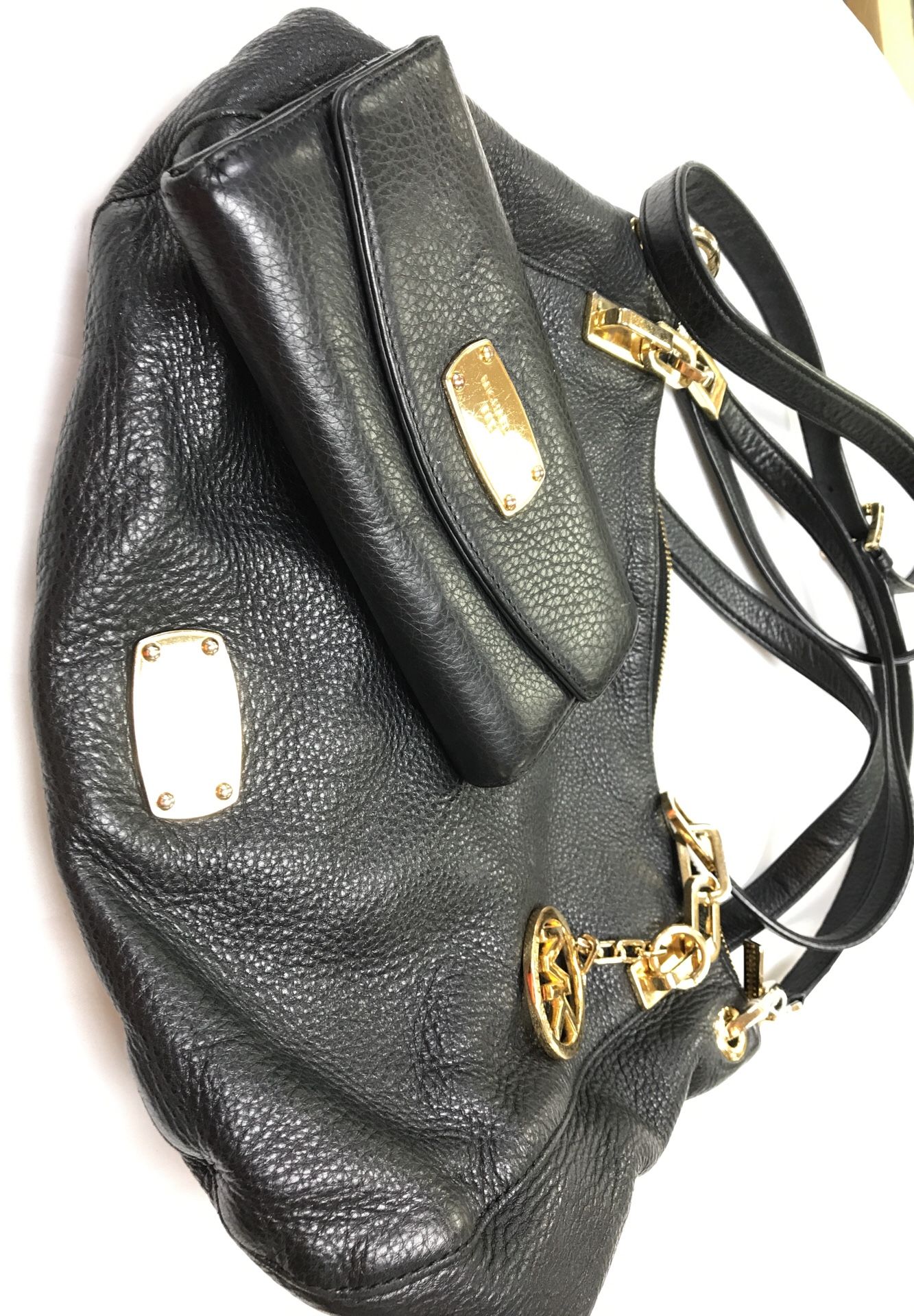 Michael Kors Large Pebbled Leather Shoulder/Tote with Matching Wallet