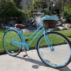 New Beautiful🌸 Beach Cruiser Ladies Hybrid Women’s Girls Bike Bicycle Front Handle Bar Brakes