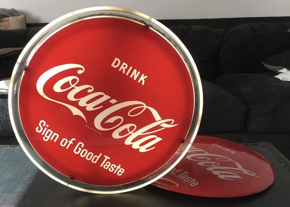 Coca Cola 1950s Neon Products sign