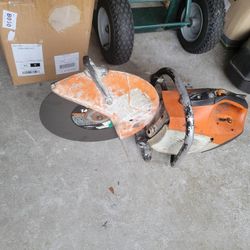 Ts 420 Concret Cut Off  First Pull Starts 