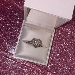 1/2CT Heart Diamond Promise Ring $600