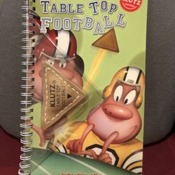 New Tabletop Football Game And Book.
