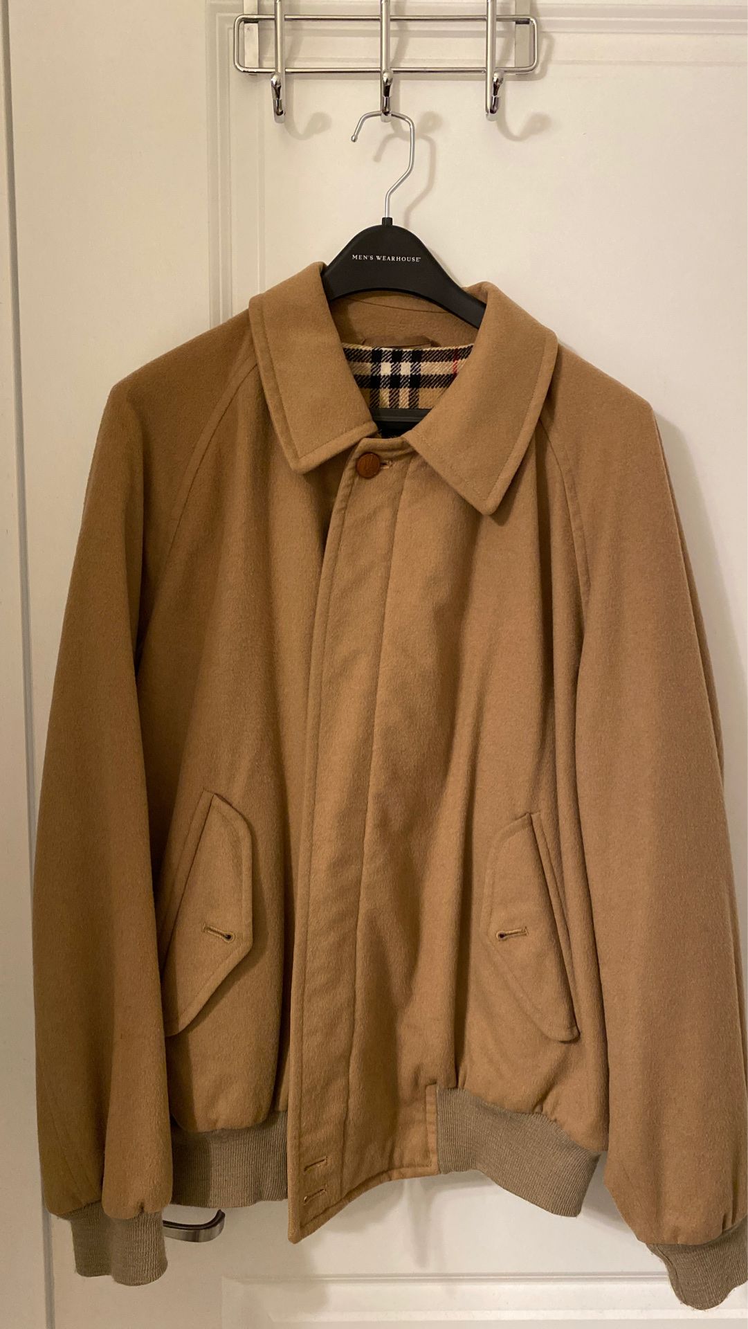 Men’s Burberry wool bomber jacket