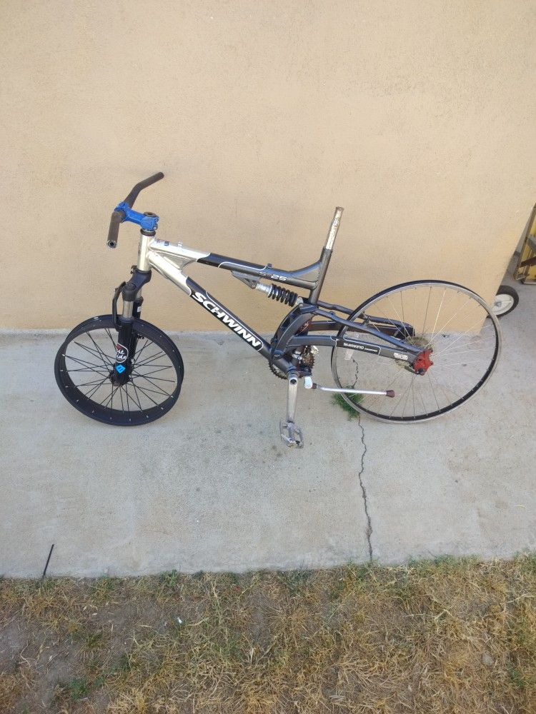 Schwinn S25 Mountain Bike Frame Full Suspension Aluminum