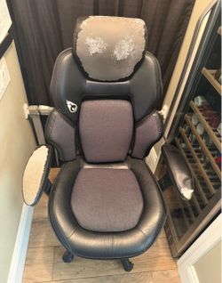 Gaming Office Chair with Fabric Inserts