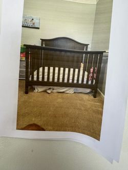 Crib with mattress