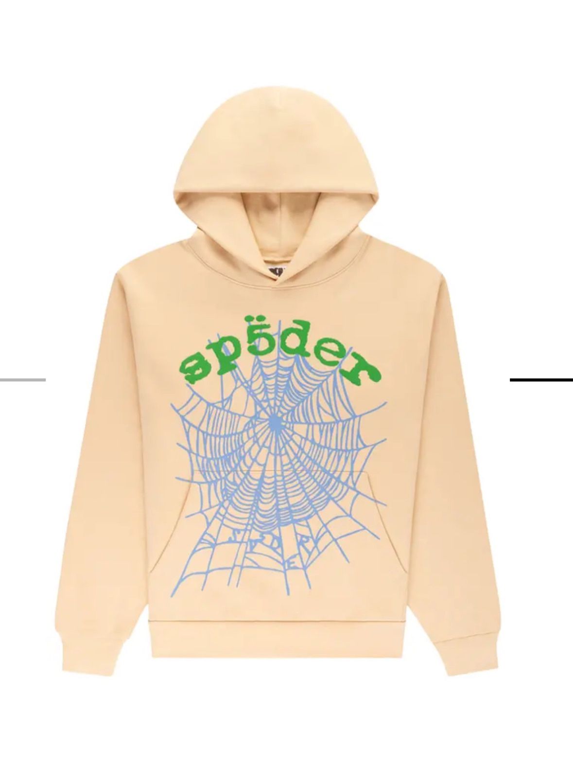 Brand New (Sp5der Og Web V2 Hoodie ‘Cream’ )Real And Authentic