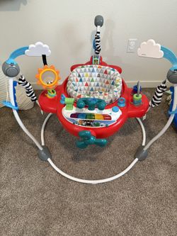 Baby Einstein Ocean Explorers Airplane Adventure 2 in 1 Activity jumper