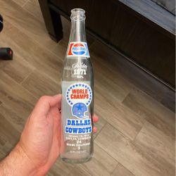 Dallas Cowboys Pepsi Bottle 