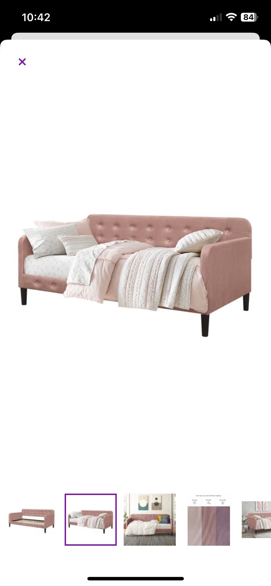 Barely Used Granli Upholstered Daybed by Mercuri
