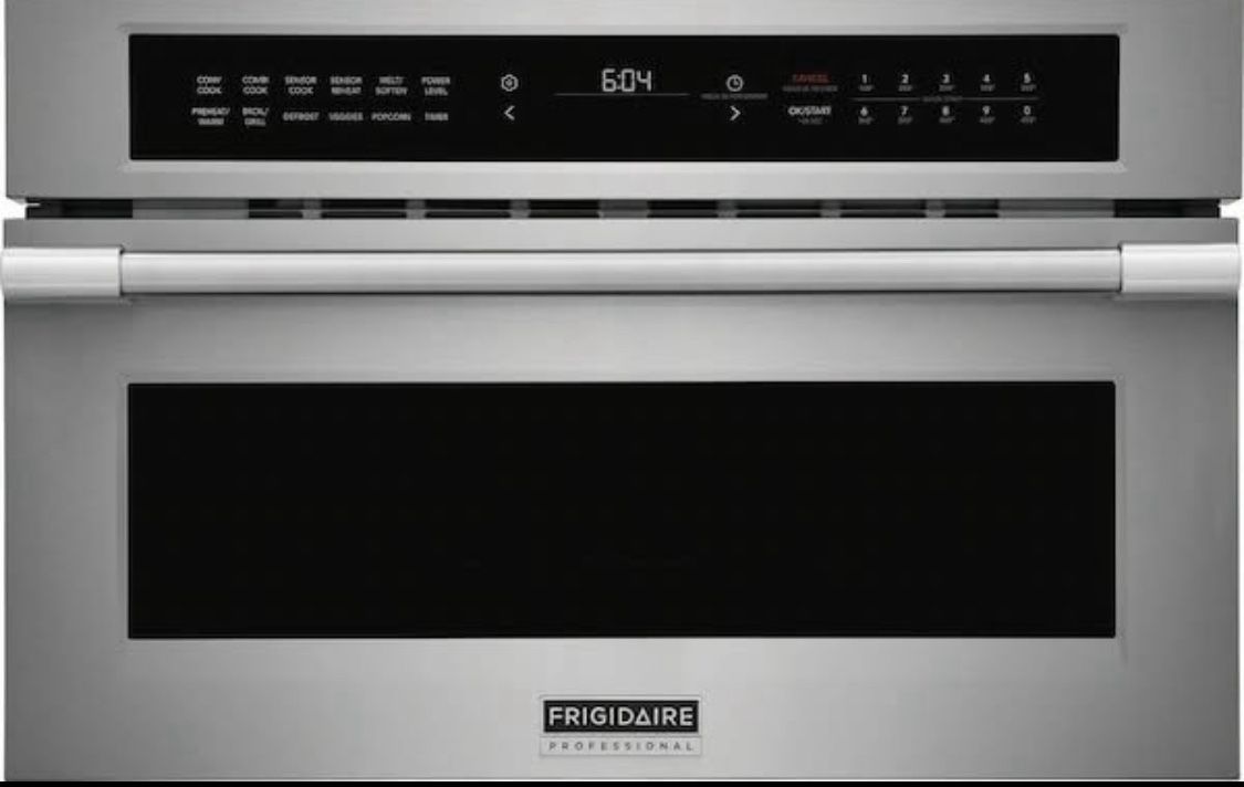 Frigidairew Professional 30" Built-In Convection Microwave Oven with Drop-Down Door