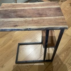 Solid Wood Couch Tray Table 