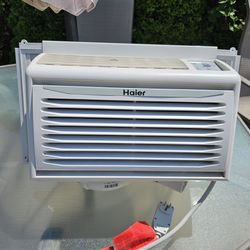 Haier Energy certified window A/C air conditioning unit.

