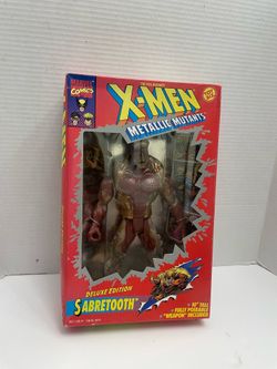 X-Men Sabretooth Metallic Mutants Action Figure Marvel Comics