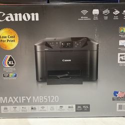 Canon Office and Business MB5120 All-in-One Printer, Scanner, Copier and Fax, with Mobile and Duplex Printing, Model:0960C002