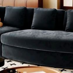 NEW Boneless Curved Sofa- In Wrapping, Never Opened. 