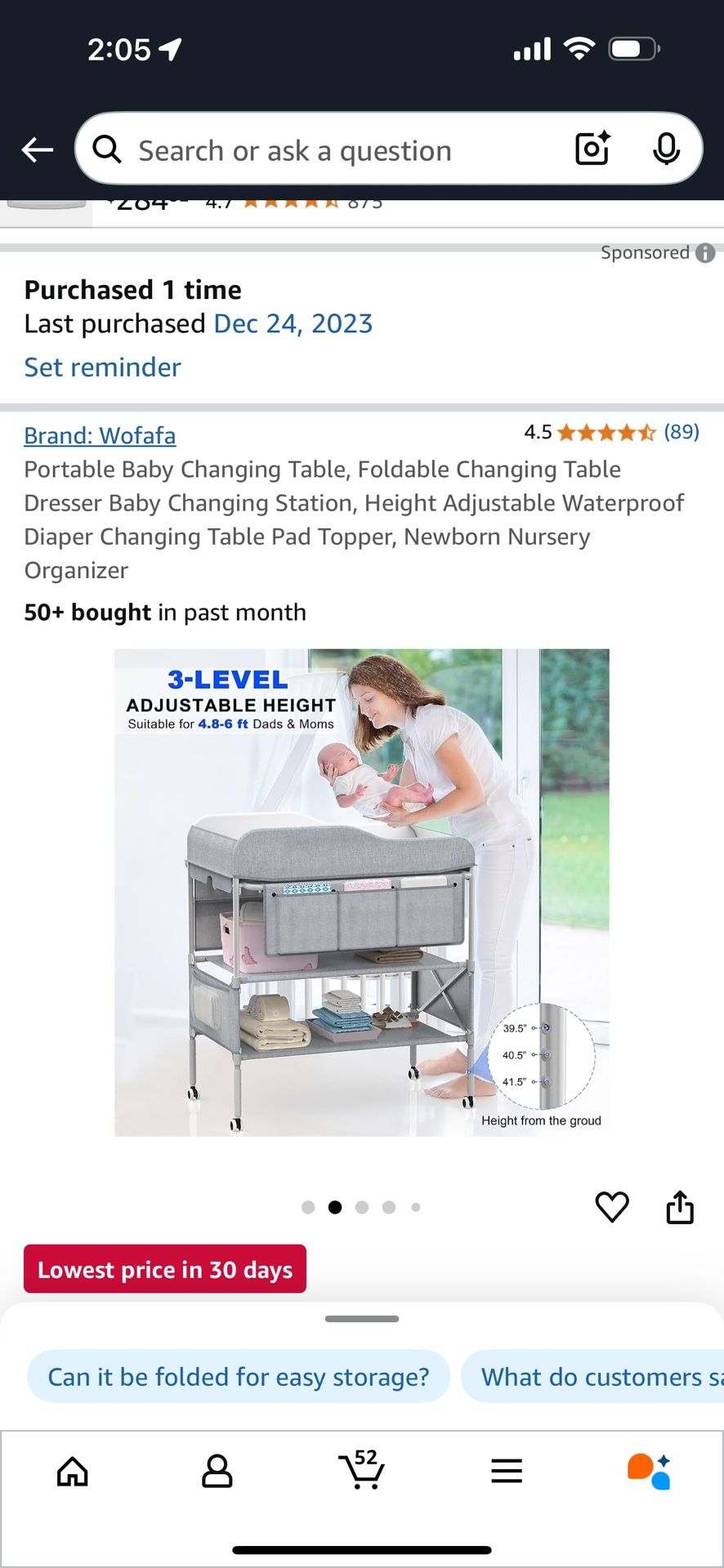 Changing Table