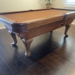Pool Table 7ft ( Free Delivery & Set Up & New Color Felt Of Your Choice)