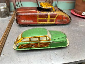 2 Wicked tinplate cars! 50s😎