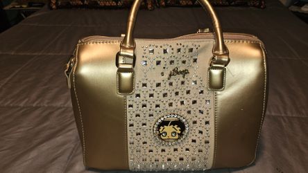 Betty Book Gold Purse