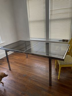 Vintage Glass Table