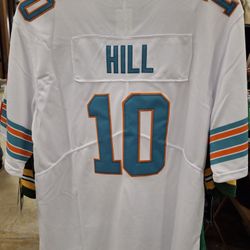 Miami Dolphins Tyrek Hill Jersey  Sizes S Thru 2X