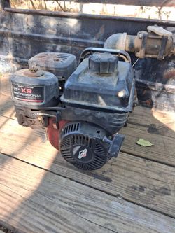 Two trash pumps