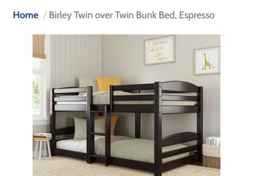 Birley twin over twin bunk bed