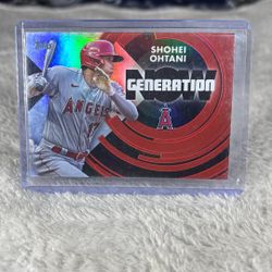 2022 Topps Shohei Ohtani Generation Now Refractor 