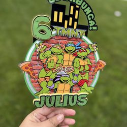 Ninja Turtles Cake Topper