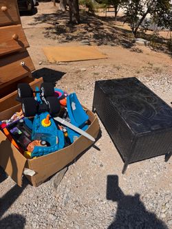 Free toys / patio table