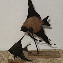 Two Mid-Century Decorative Fish