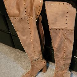 Venus Studded Over The Knee Boots 