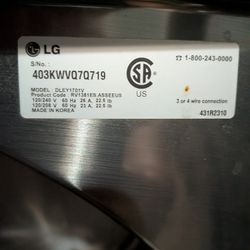 Full size LG Washer /Dryer