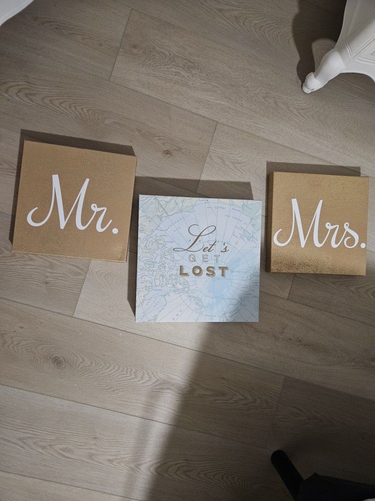 Mr &Mrs Travel Canvas