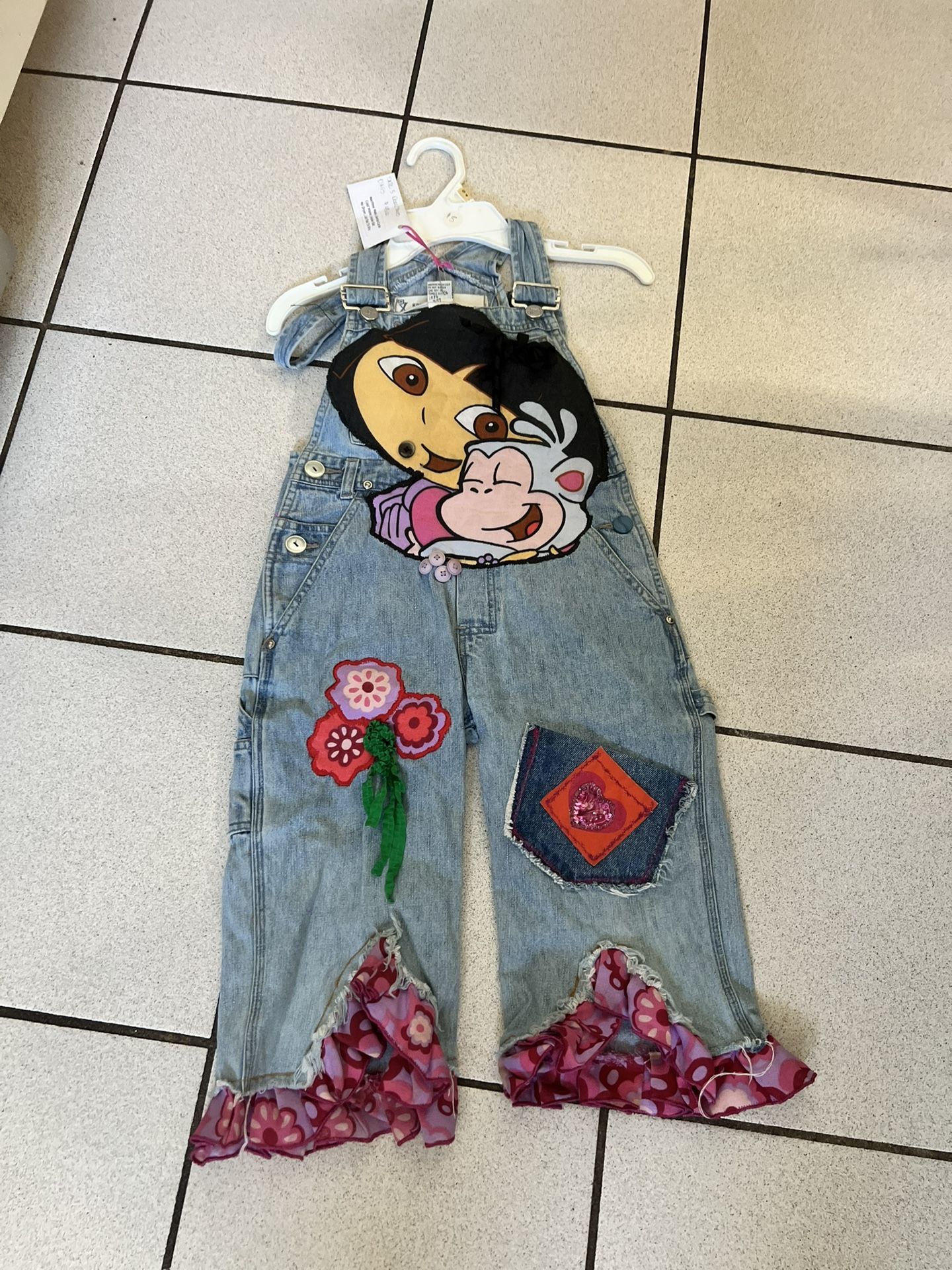 Custom Made Dora Overalls