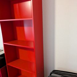 Red Bookshelf